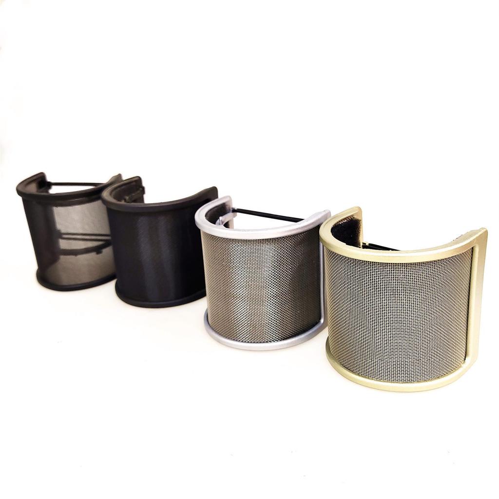 U-Shaped Net Windscreen Pop Filter for Recording Microphones