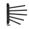 No Punching Stainless Steel Movable Rotating Towel Bar Hanging Towel Rack Bathroom Rack Toilet Balcony Drying Rack