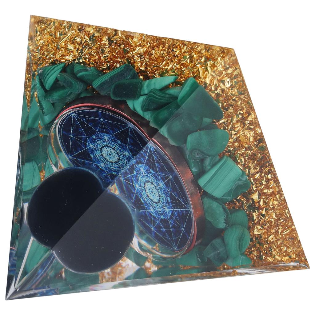 Piramida orgonului Vindecare rafinată Pietre prețioase energizate Piramide pentru birouri acasă dormitor