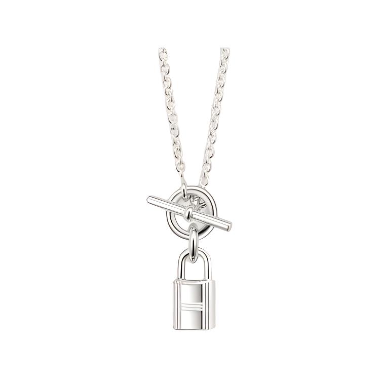 

Hermes Kelly Cadenas Pattern Design 925 Silver Pendant Women jewelry 104689616 Basic Packaging-Box+Dust Bag or Padding Board