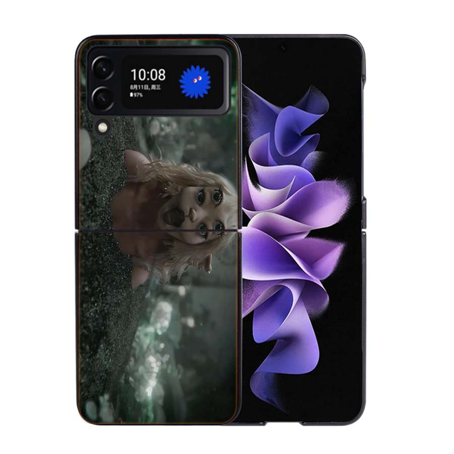 Melanie Martinez Phone Case For Samsung Z Flip 7 6 5G Galaxy Z Flip4 Z Flip5 Z Flip3 Coque Black Hard PC Shell Protective Cover
