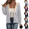 Women's Lined Zip Up Hoodie Long Sleeve Casual Warm Sweatshirt for Winter