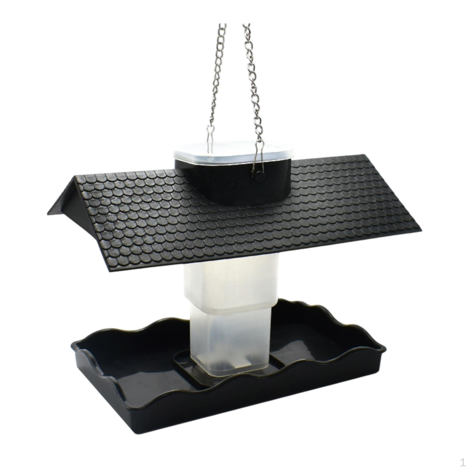 

Hanging Bird Feeder for Outdoor Use with Weatherproof House Garden and Yard