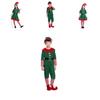 Delightful Christmas Elf Cosplay Costume Couple Outfit For Fancy Dress Xmas Party Role Play