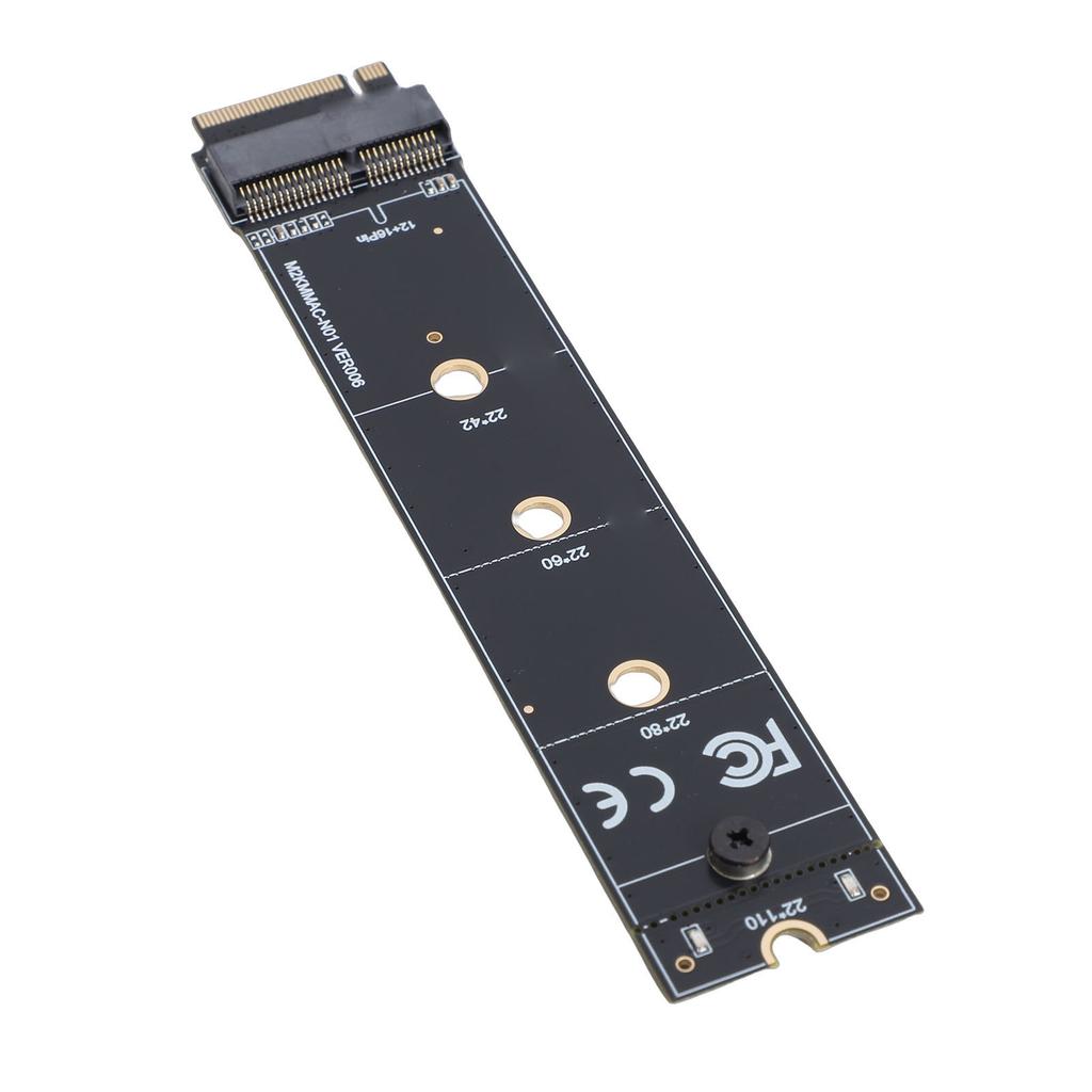 12 16 Pin SSD zu M.2 KEY M Adapterkarte Ersatz für OS X Laptop 2013 2017 PCIe 4.0 Hochgeschwindigkeitsübertragung