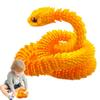3D Printed Snake Movable Joint Simulation Snake Figurine Creatived Home Office Desktop Ornament New Year Gifts Crafts Gift