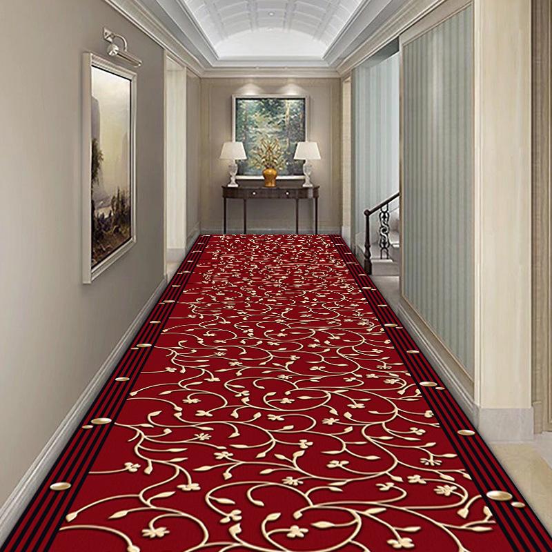 

Ковры в китайском стиле с простой печатью Ковры для коридоров отелей Ковры для проходов Ковры, которые можно разрезать W100*H300CM