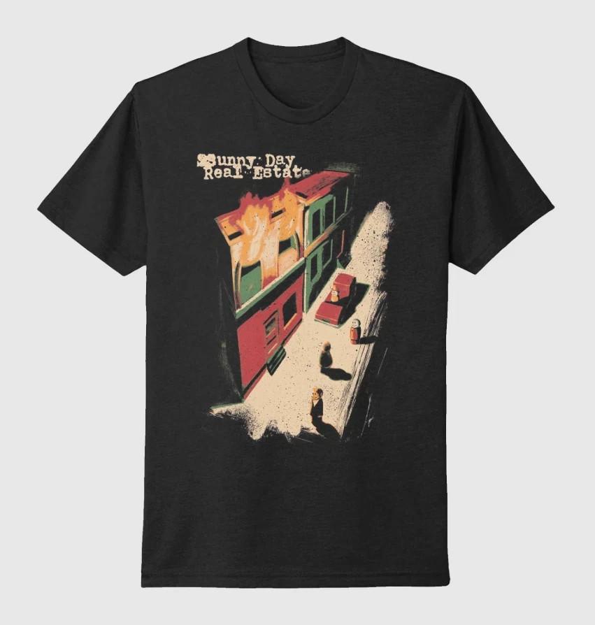 Sunny Day Real Estate Burning Building T-Shirt Full Size S To 5XL DS687 Unisex T-Shirt S