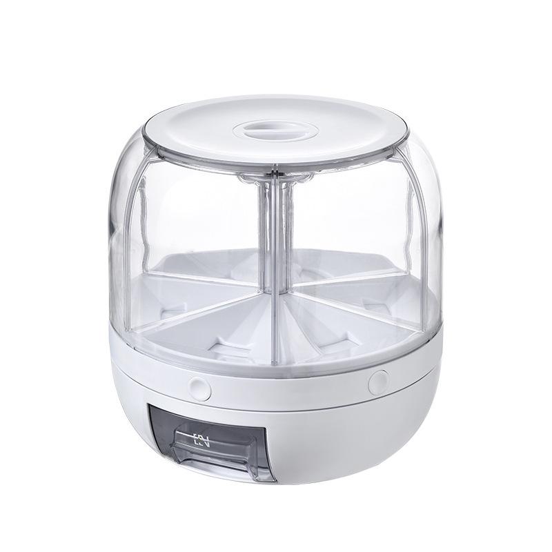 

Rotating Grain Storage & Insect-Proof Rice Bucket - Household Cereal Food-Grade Container