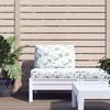 Vidaxl Pallet Cushions, 2 Pcs, Leaf Pattern, Oxford Fabric