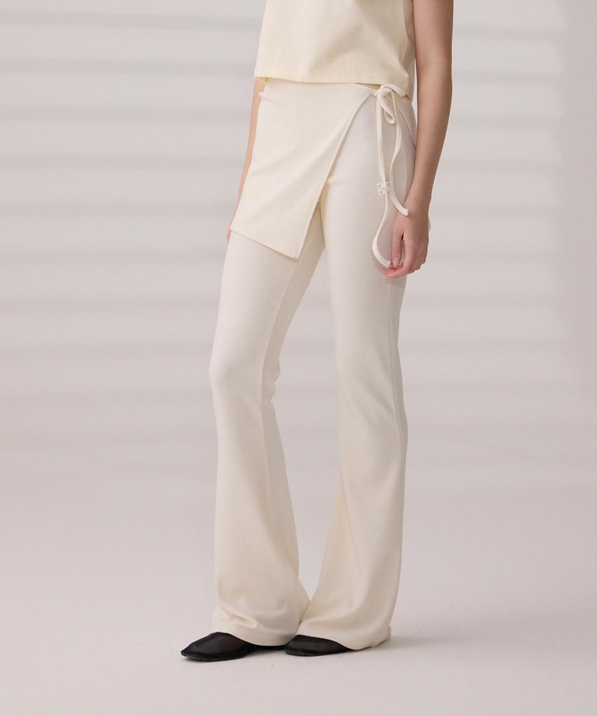 DANGLEDROP Dgdp Bootcut Line Pants Ivory