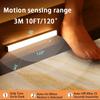 2pcs Smart LED Sensor Light USB Rechargeable Cabinet Lighting Suitable for Kitchen Wardrobes Cabinets Stairs Corridors Shelves