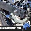 Universal Quick Accurate Repair Tool Motorcycle Chain Alignment Tool Aluminium Alloy Chain Adjuster