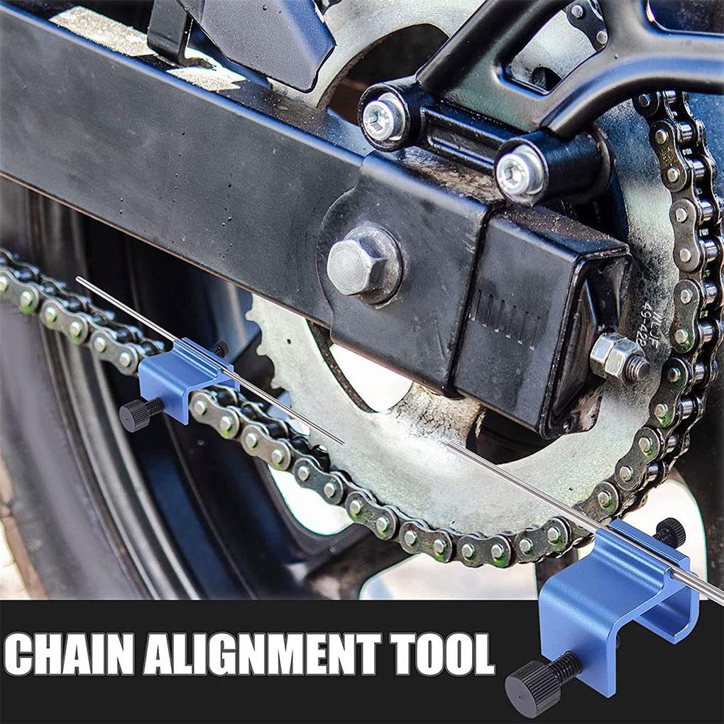 Universal Quick Accurate Repair Tool Motorcycle Chain Alignment Tool Aluminium Alloy Chain Adjuster