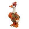 Goose Statue, Decorative Lawn Ornament, Durable Resin Rustic Style Figure, Garden Sculpture for Patio Tabletop Front Yard Decor