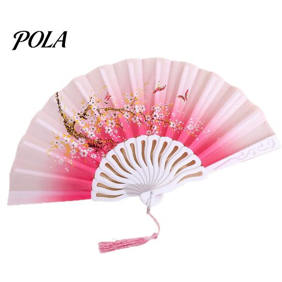 Folding Fan Glossy Texture Beautiful Various Styles Smooth Surface Fine Fans Workmanship Decoration Oxford Cloth Chinese Style Handheld Home