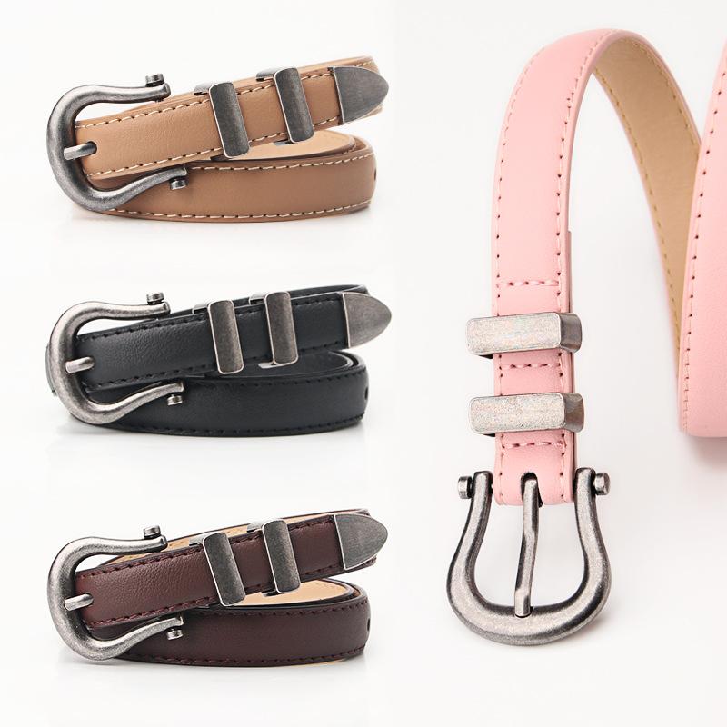 New Fashion Ancient Silver Belt, Literary Retro Old Decoration Women's Belt, Versatile Suit Pants Belt, Women