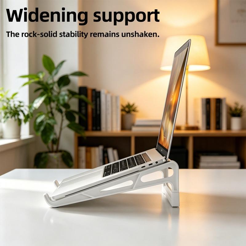 Laptop Stand Folding Adjustable Ergonomic Notebook Holder Universal for 10-17 Inch Laptop Tablet Home Office Desk Use