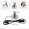 Standard E27 Table Lamp Holder with 1.8m Line Pendant Bulb Socket Replacement Metal Desktop Lamp Base Holder Enduring