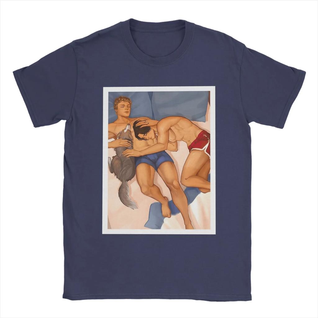 Heated Rivalry TV Shane Hollander & Ilya Rozanov Cotton Men's Shirt Summer Hot Sale Jersey Women's Short Sleeve Streetwear Shirt