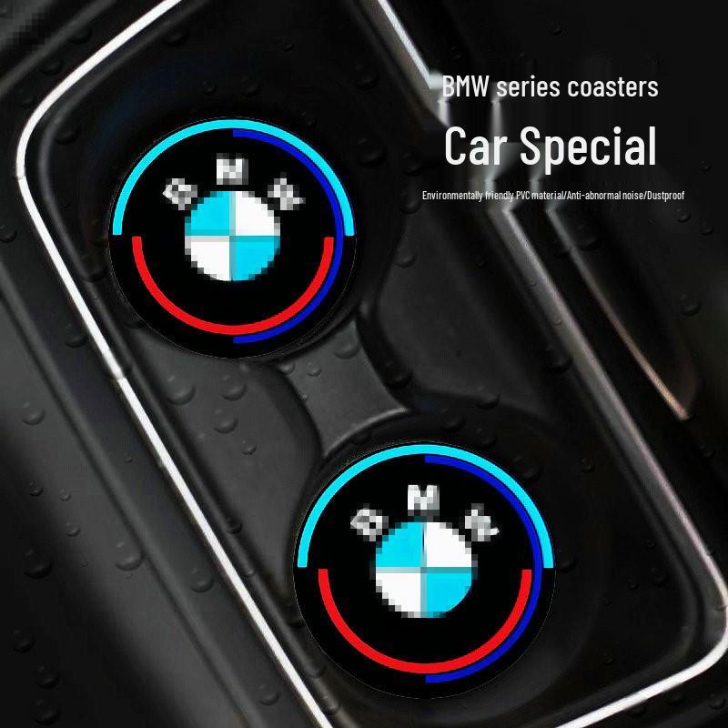 BMW Anniversary Edition 3D Non-slip Heat-resistant PVC Cup Coaster
