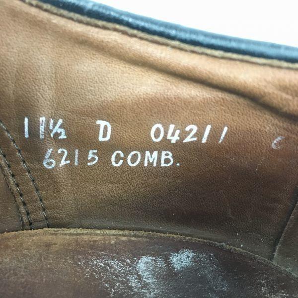 Allen Edmonds McAllister Vintage Full Brogue Wingtip Shoes Black Size 11.5D / 28.5-29.5cm Men's(USED)