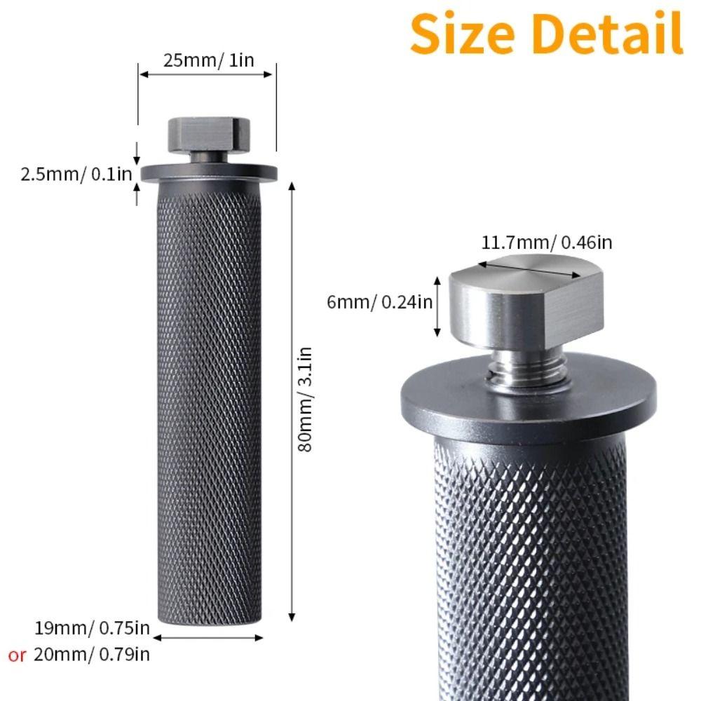 2pcs/set Aluminum Zinc Zinc Alloy Table Limit Block Practical Table Track Clamp  Woodworking