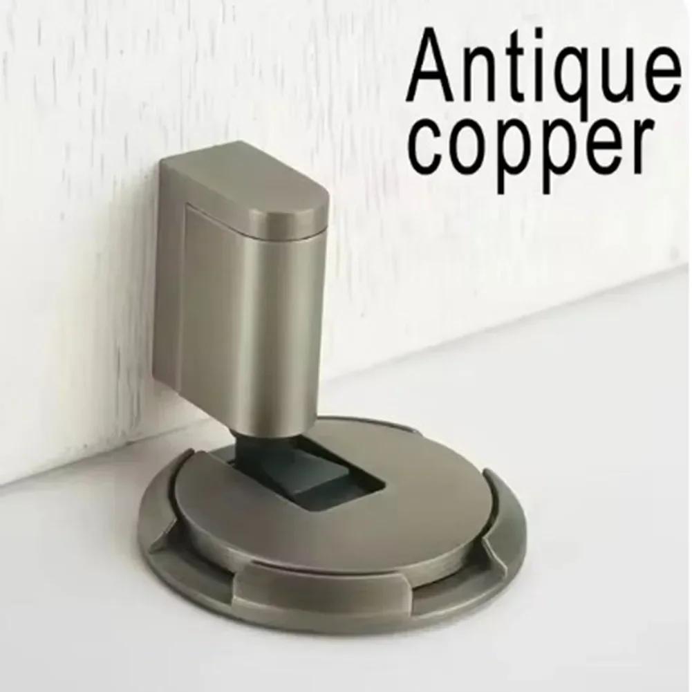 Invisible Magnetic Door Stopper Punch-free Windproof Door Stop Anti-Collision Door Suction Household Door Stopper Hardware