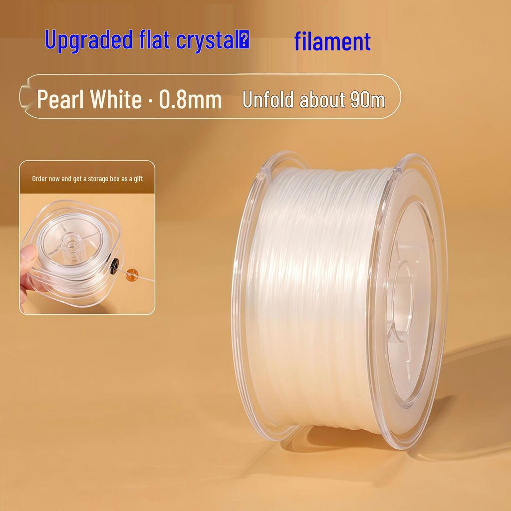 Upgraded Elastic, Colorfast, Non-Staining Bead Stringing Cord for Wenwan Bracelets