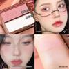 XUXU Colorism Highlighter & Blush Palette: Matte Brightening Multi-use Face Palette for Women.