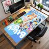 Bluey Personalized Name Mouse Pad Desk Mat Desktop Mouse Pad Non-Slip Rubber Bottom Suitable for Office Gaming PC Laptop