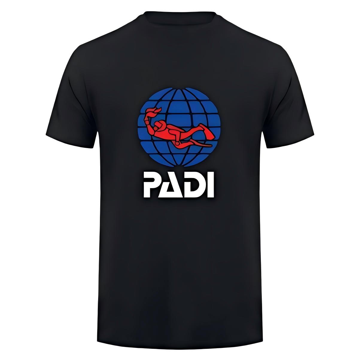 PADI Logo T-Shirt 3XL чёрный