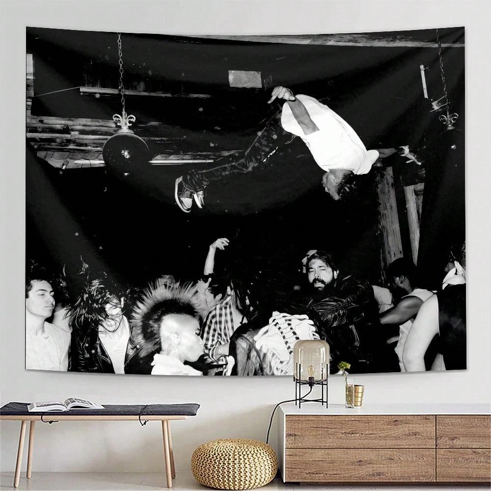 1pc DDie LLit Album Cover Tapestry Home Office Party Wall Decor