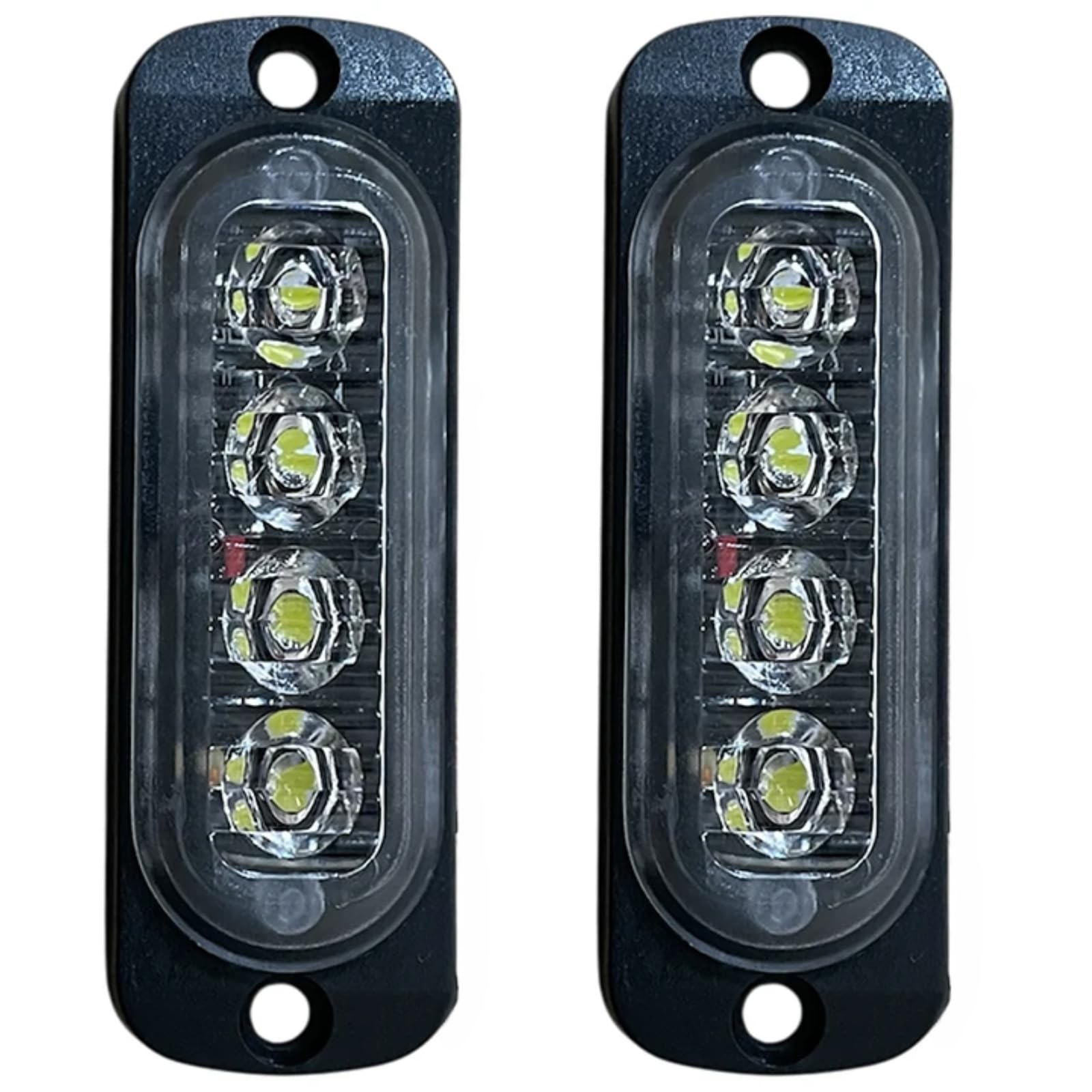 

YESprime Светодиодный дневной свет для автомобиля 24 В Водонепроницаемый Ударопрочный Универсальная фара Двойного назначения Пылезащитный Габаритный фонарь Боковой габаритный фонарь Белый 2 шт белый