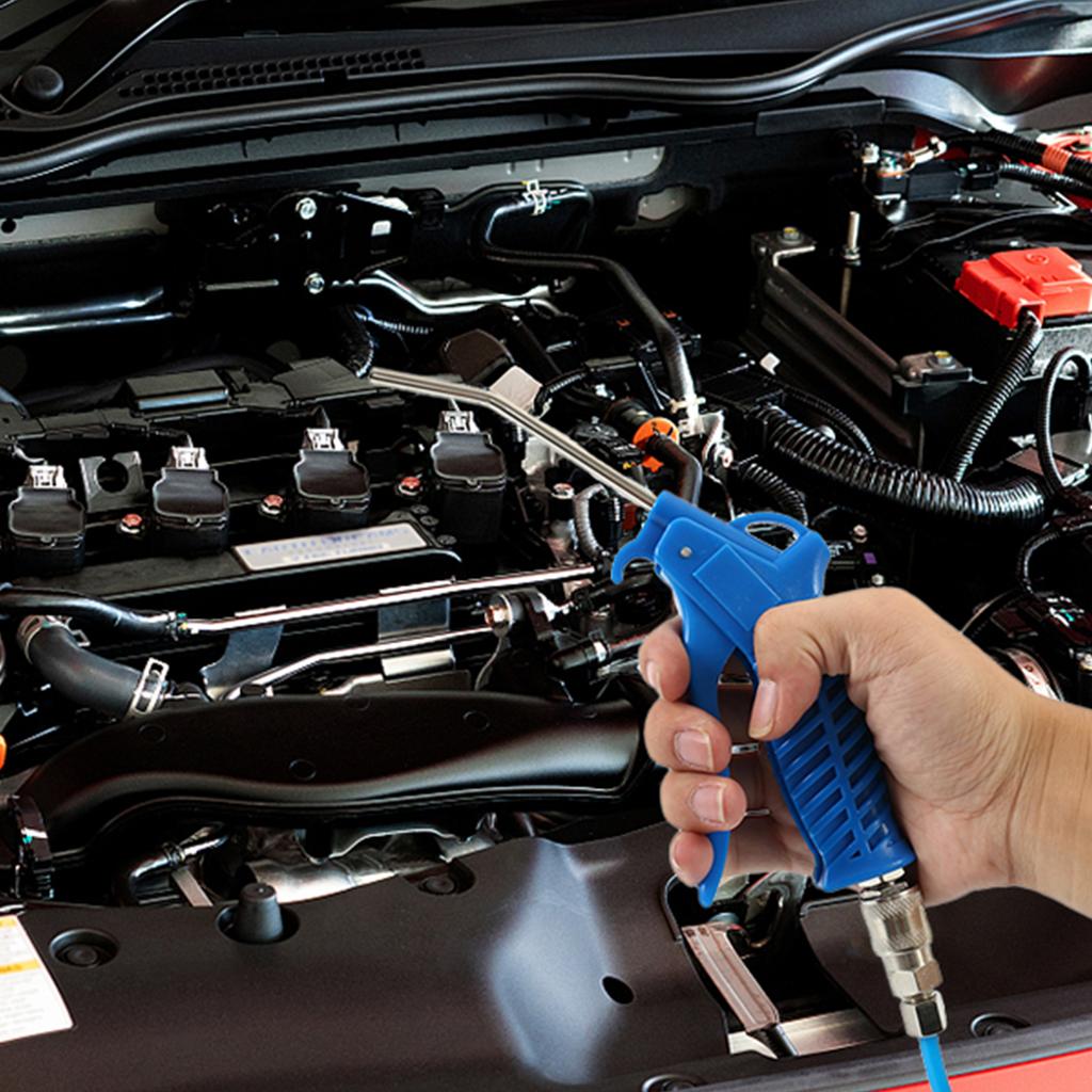 Luftblaspistole Staubbläser Reinigungsdüse Pneumatisches Reinigungswerkzeug mit Schlauch Geeignet für Kompressor Luftblaspistole