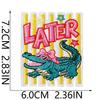 Fishing Theme Embroidery Cloth Sticker Ironing Outdoor Clothing Fishing Gear Bag Catch Pattern Diy Decorative Embroidery Mark Boy