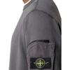 STONE ISLAND Ss25 Linker Ärmel Reißverschlusstasche Abzeichen Logo Rundhals-Sweatshirt Herren sweatshirt K1S156100003-V0065