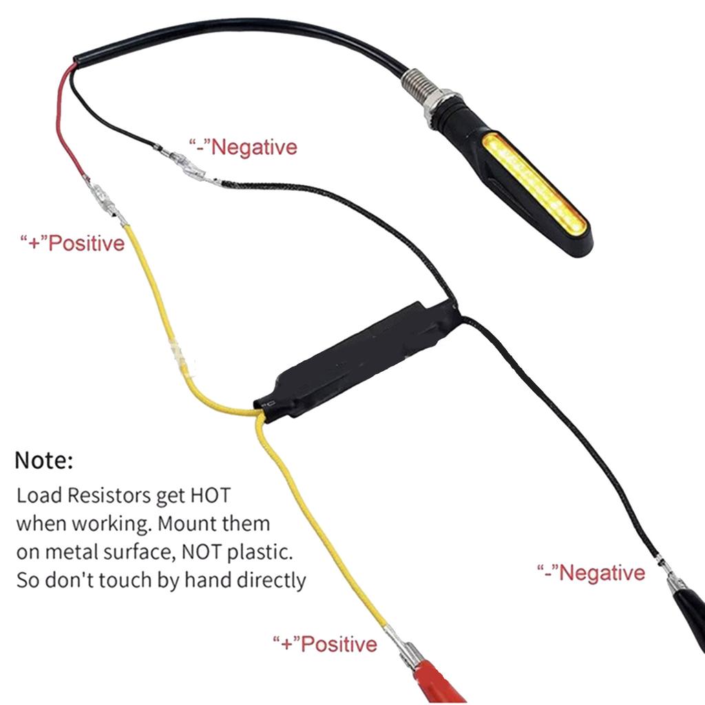 Motorcycle LED Signal Turn Light Resistor Decoder Car Light Fault Eliminators Resistor 12V 21W Taillights Repair