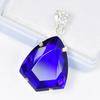 A Grade 63.3 Ct CERTIFIED Tanzanite 925 Sterling Silver Fancy Pendant Jewelry MY-PD-134-NS