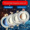 72-core high-frequency voice coil with 72.2mm pole component, round flat wire - speaker coil audio repair accessory.