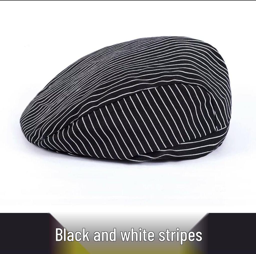 Dámská prodyšná kuchařská čepice s výšivkou loga pro kuchyni, catering a obchod s mléčným čajem