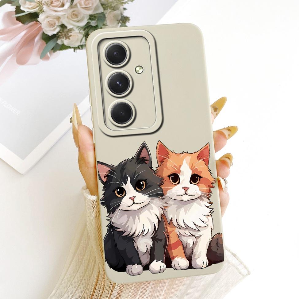 Case For Samsung A55 5G A556V A556B A556E A5560 Casing For Samsung Galaxy A55 5G Cover Silicone Fashion Cartoon Funny Painted