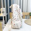 Damen Rucksack mit Punktmuster Campus Klein Floral Studenten Schultasche Leichtgewichtiger Reiserucksack