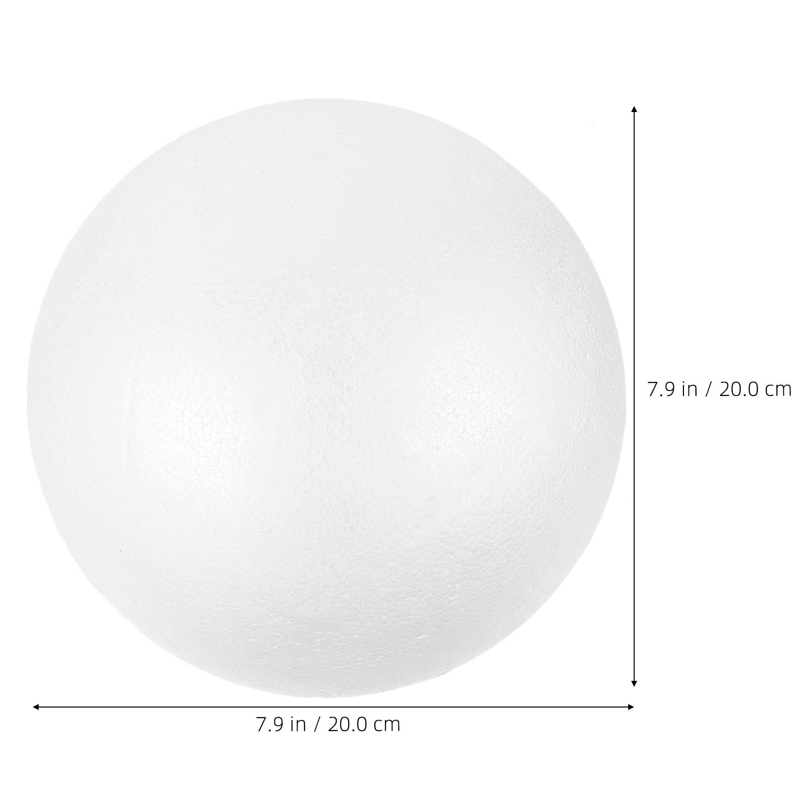 15 шт. Белые пенопластовые рождественские шары для поделок, детские DIY, раскрашивание, украшения, детский сад, церковь, декор other