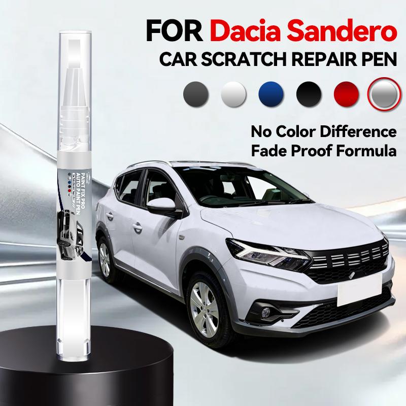 Pennarello Ripara Graffi Vernice Auto Per Dacia Sandero 2008-2025 Accessori Riparazione Graffi Vernice Blu Verde Grigio Rosso Bianco Grigio Beige