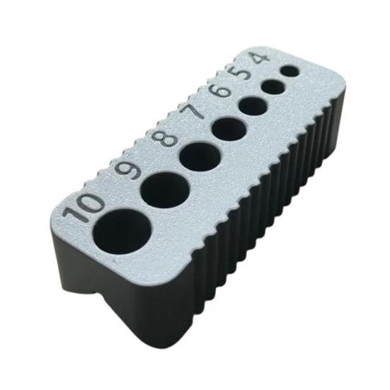 Drill Bit Guide 4-10MM 7 Sizes Multi-Functional Drill Jig Block
