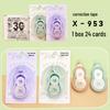 30m Correction Tape for Students - Large Capacity White-Out Tape, Transparent Design