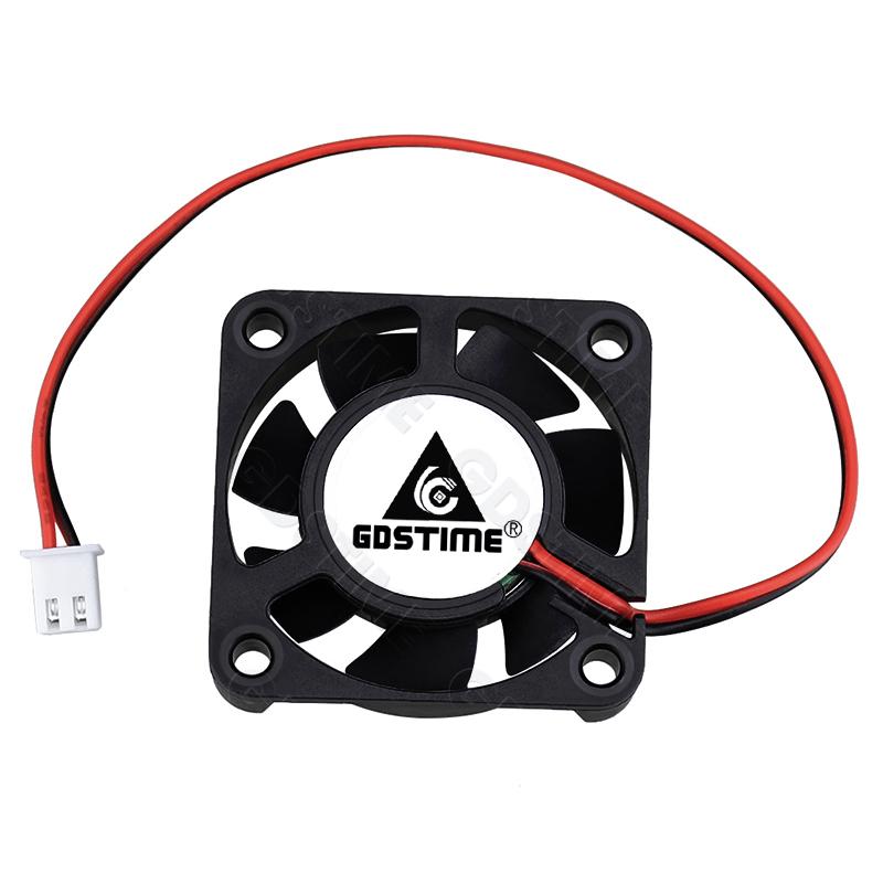Gdstime 4010 Fan 24V 12V 5V 40mm*10mm Mini PC Case Cooling Fan 4CM Dual Ball Sleeve Cooler Fan for 3D Printer Parts Cooling Fuel Injectors 6