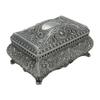 Antique Vintage Jewelry Box Silver Musical Jewelry Box Jewelry Boxes Metal Trinket Box  For Women