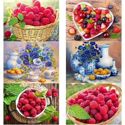 Pictură cu diamant 5D DIY, broderie cu diamante, broderie rotundă completă, mozaic, imagine, cu strasuri, punct de cruce, perete de bucătărie, decor acasă